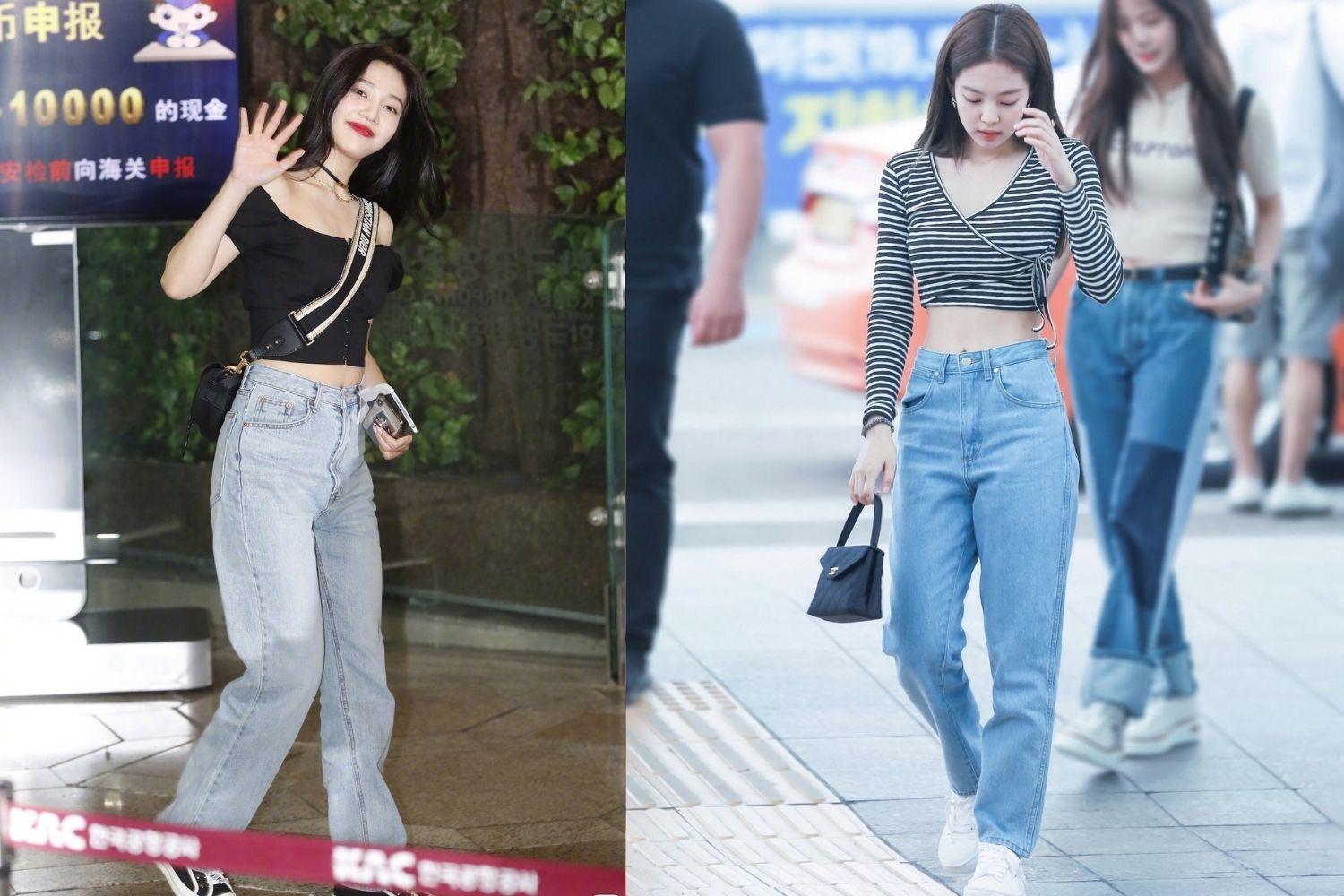 กางเกงเอวสูง + เสื้อครอปท็อป 2