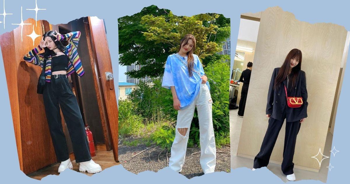 5 cách phối quần ống rộng cạp cao không bao giờ lỗi mốt của giới trẻ Hàn 