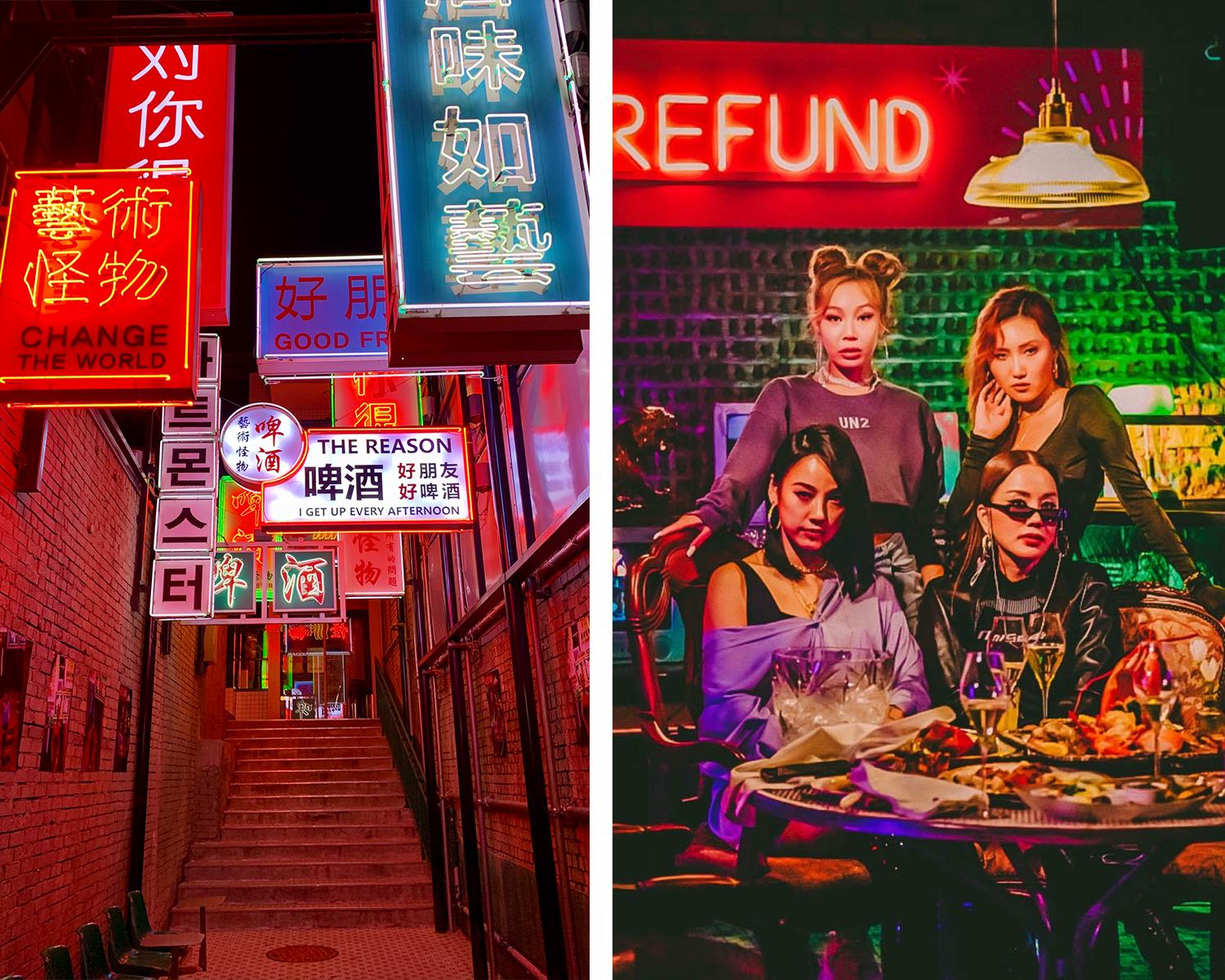 Monstre artistique Gangnam | Le bar de style hongkongais vu dans Refund Sisters / Hangout With Yoo