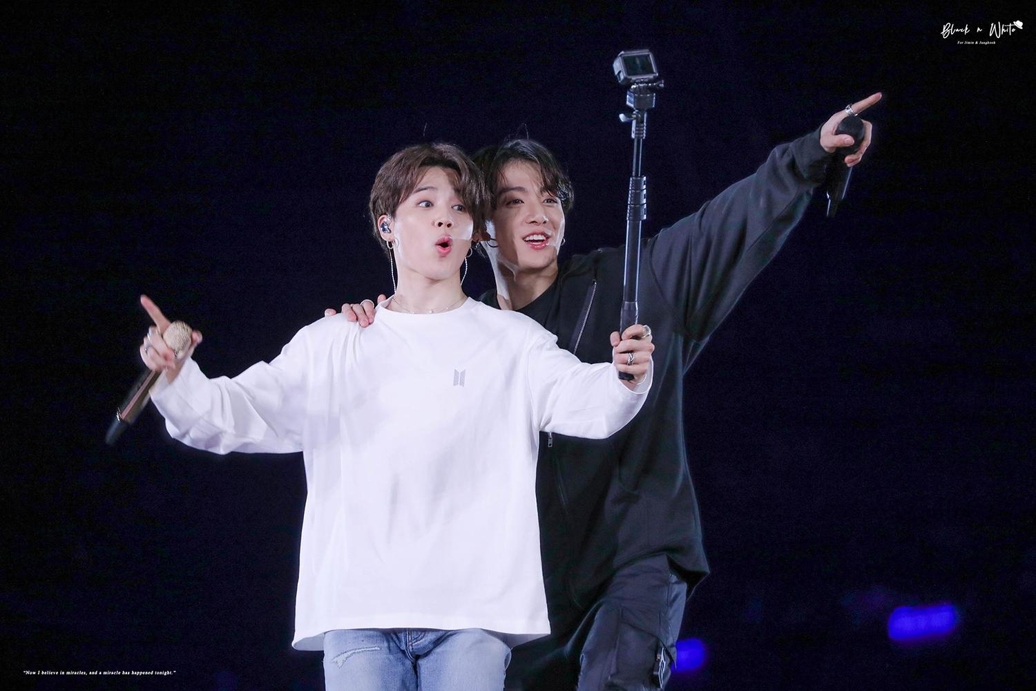 BTS ジミンとジョングクのステージでの姿