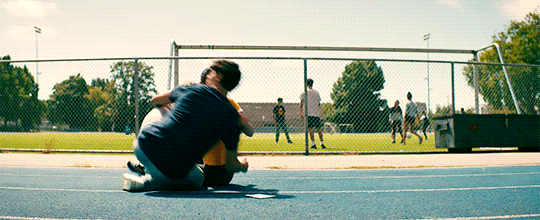 gif of lara jean and peter