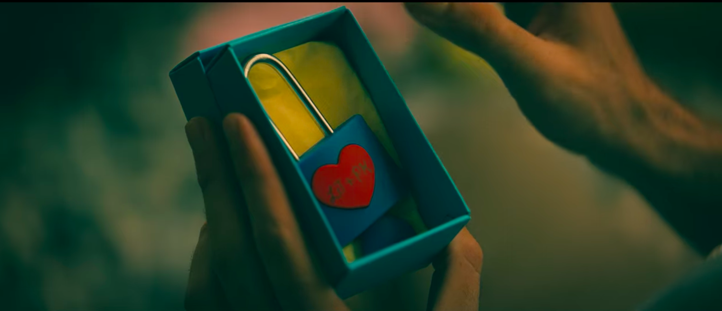 lock with LJ and PK initials in to all the boys: always and forever