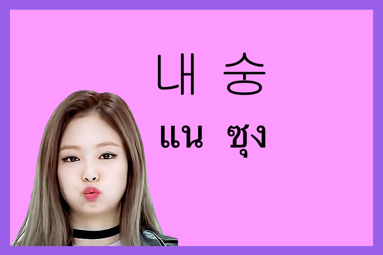 คำเกาหลี 내숭 หรือ แน ซุง แปลว่า ขี้อาย แต่หมายถึงการซ่อนบุคลิกที่แท้จริงหรือความรู้สึกไว้ในสถานการณ์บางอย่าง มักใช้ในบริบทของสาวๆ ที่ปกปิดความรู้สึกที่แท้จริงเมื่อเจอคนที่ชอบ