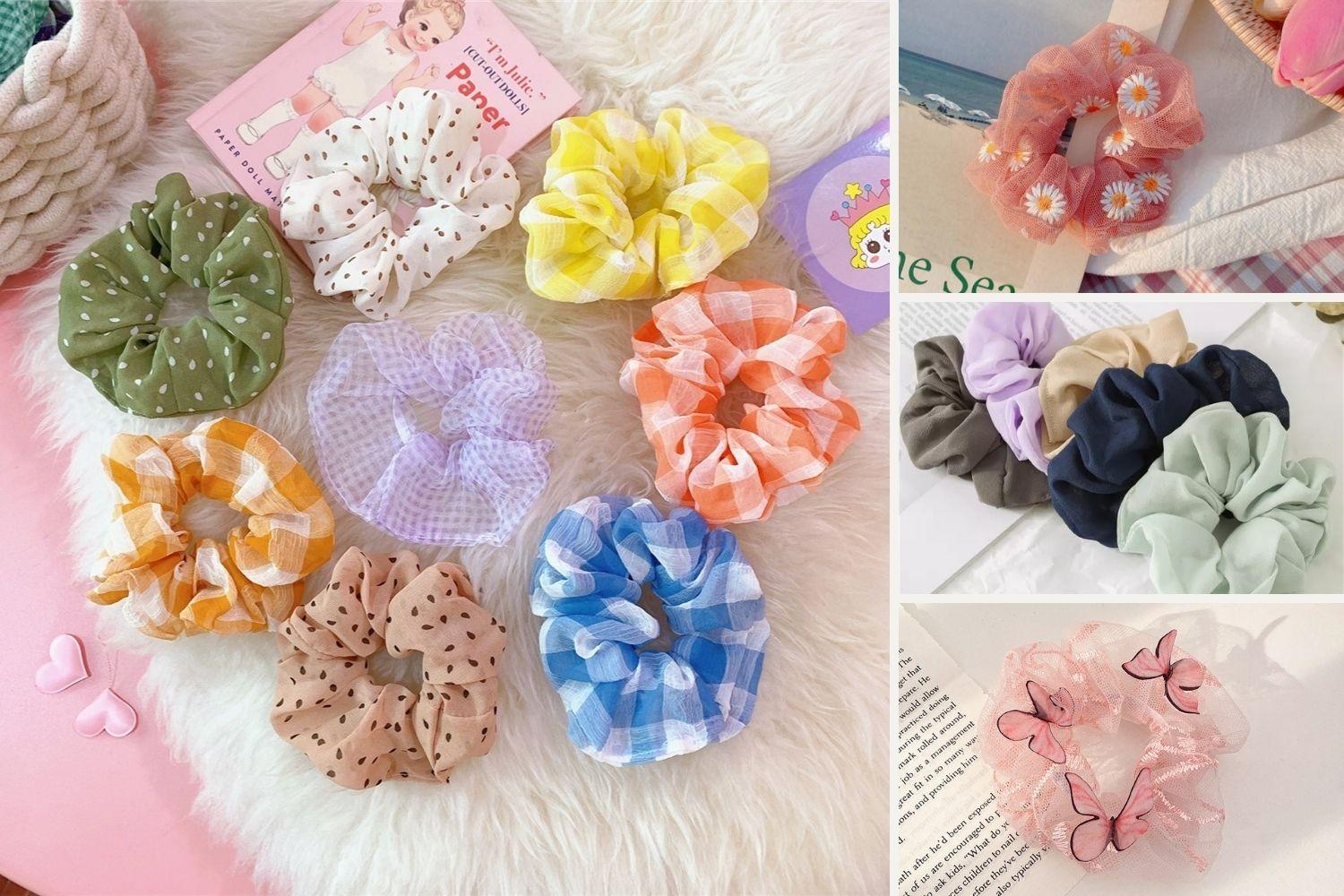 Buộc tóc vải  hàn quốc 