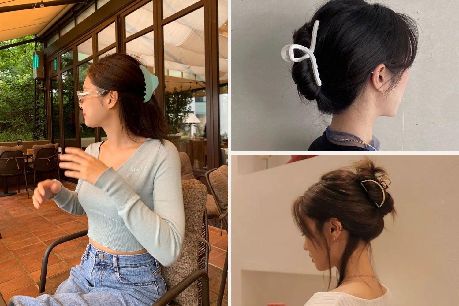 Kẹp tóc càng cua của sao hàn quốc