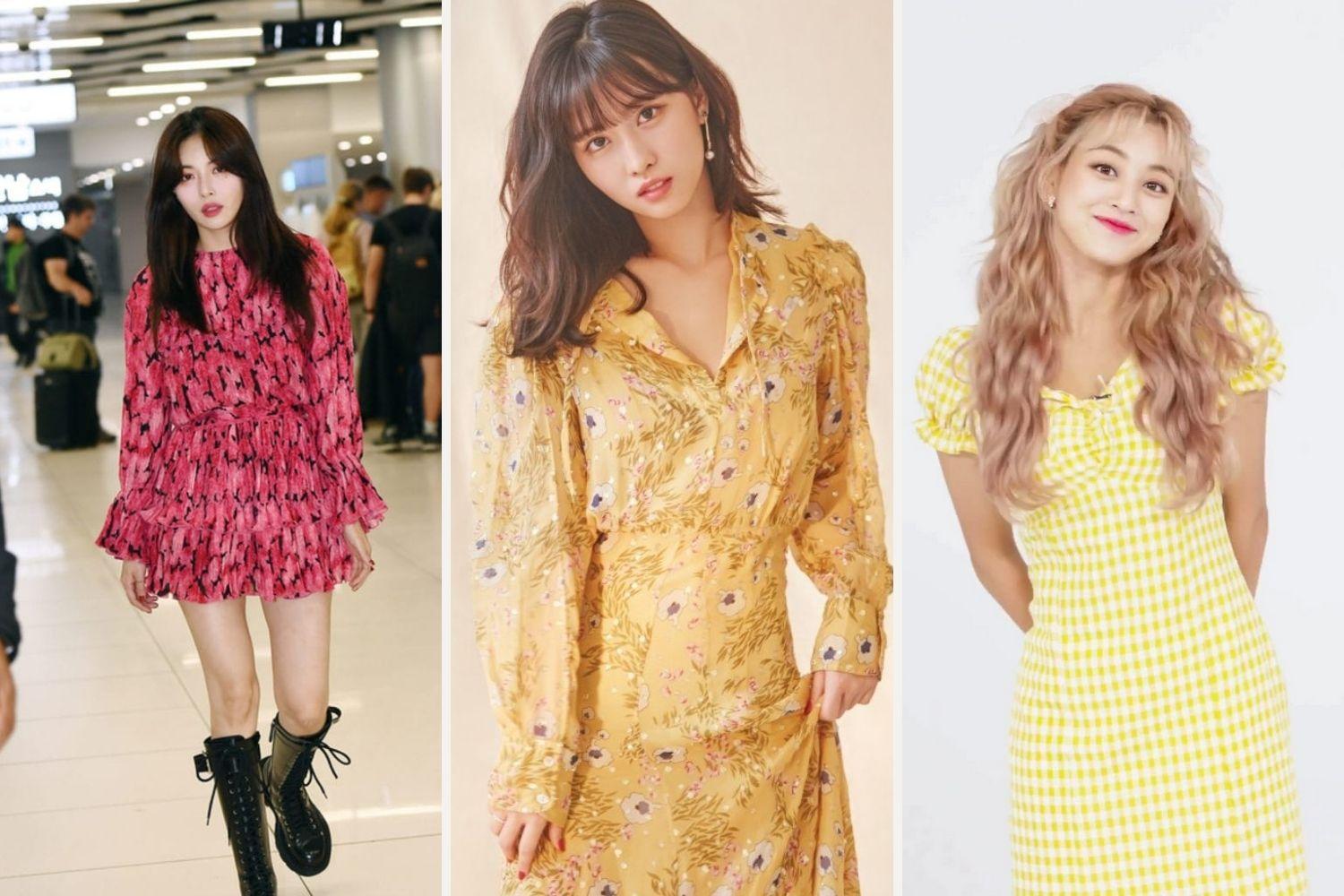 váy tay bồng hàn quốc