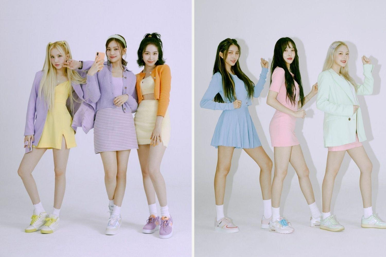 Quần áo màu pastel 