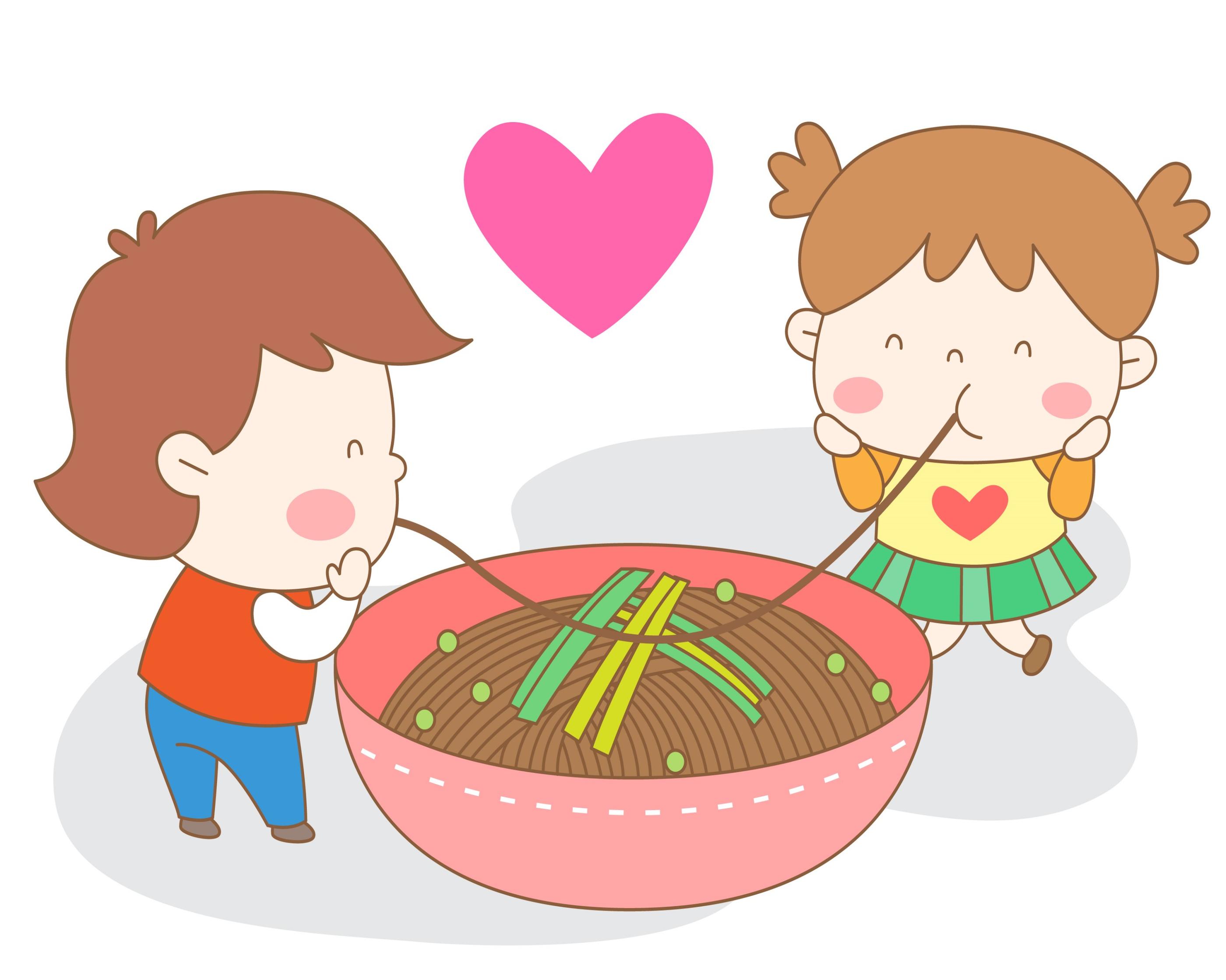 韓国人、韓国文化、韓国の子どもたち、韓国の子ども、ジャージャー麺、韓国ラーメン