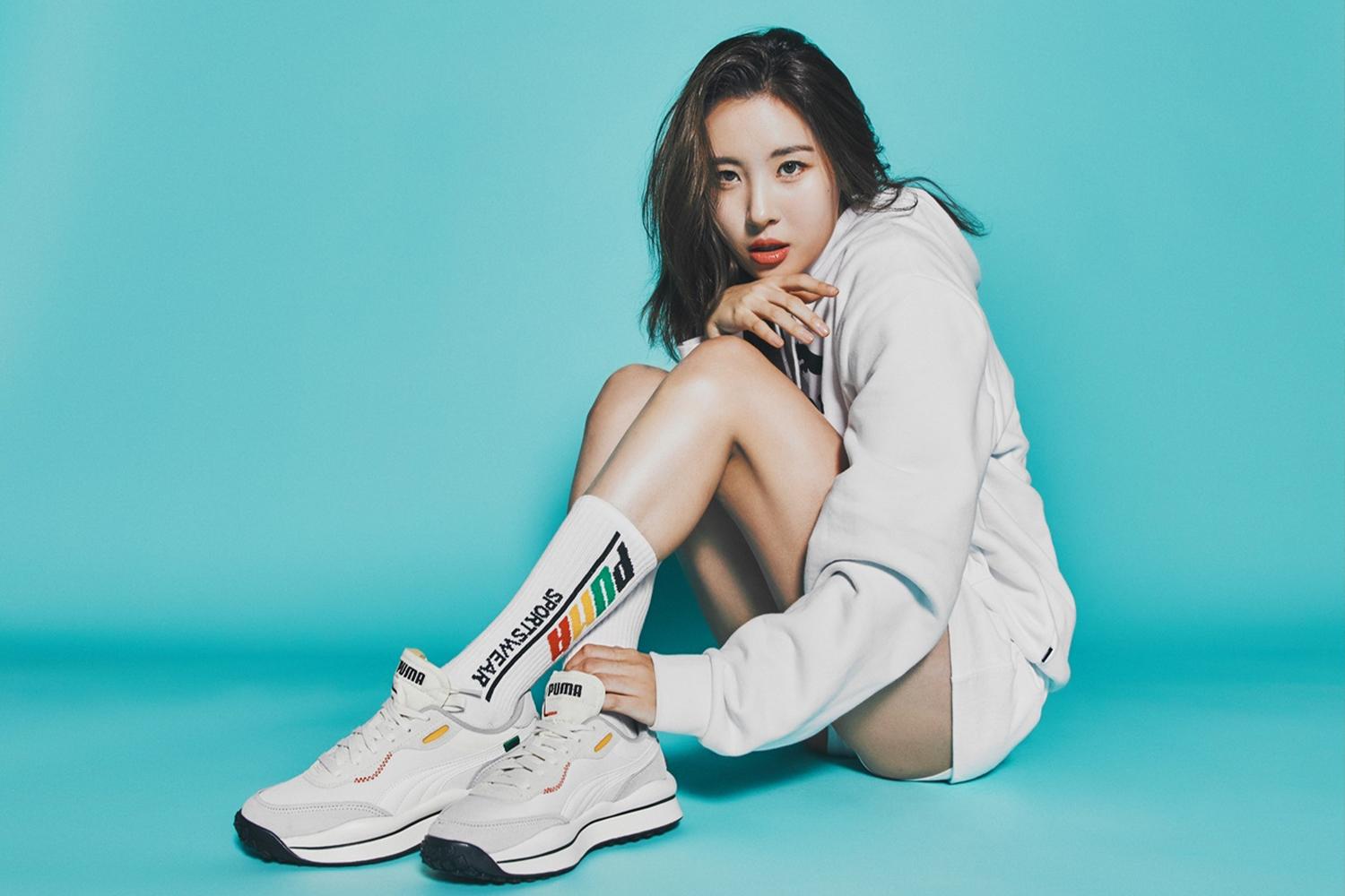 慶州出生的藝人宣美的品牌宣傳照片。