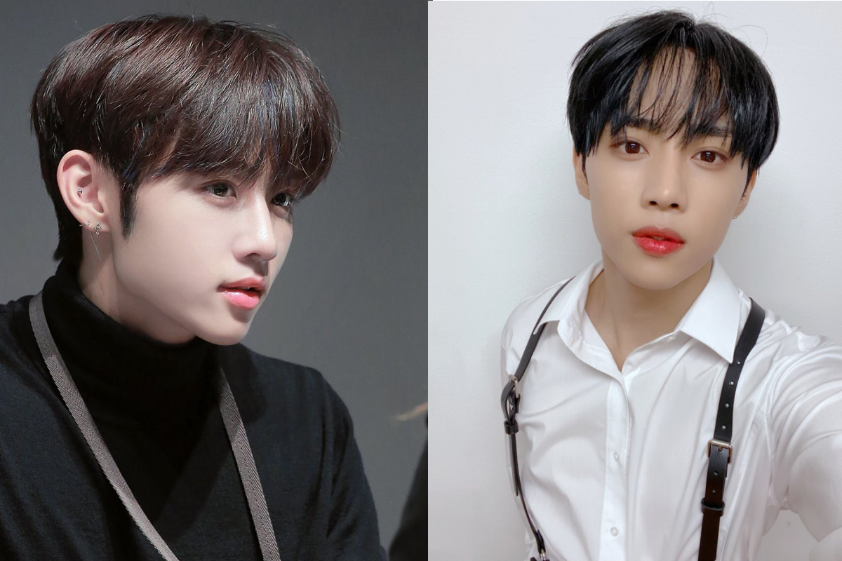 สมาชิกวงบอยแบนด์สวมเสื้อแฟชั่นสีเข้มในการถ่ายภาพสำหรับอัลบั้มใหม่