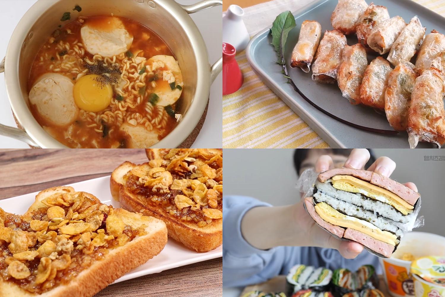 最近韓国のSNSでホットなレシピbest８！