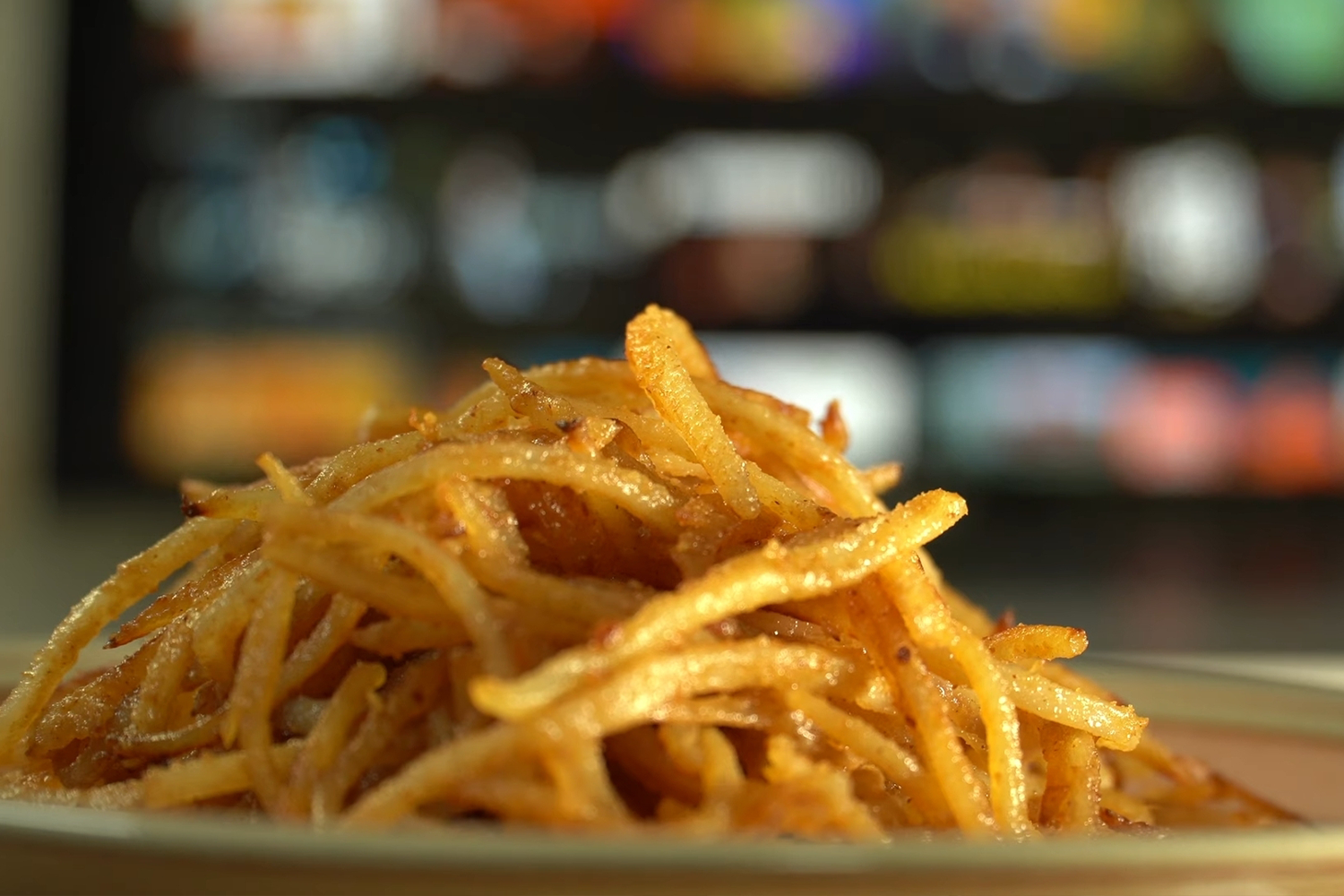 pile of korean movie theater peanut butter squid made by korean youtuber SoRe's kitchen (소소한레시피)