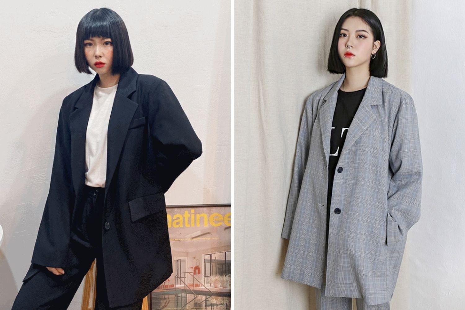 áo blazer hàn quốc 