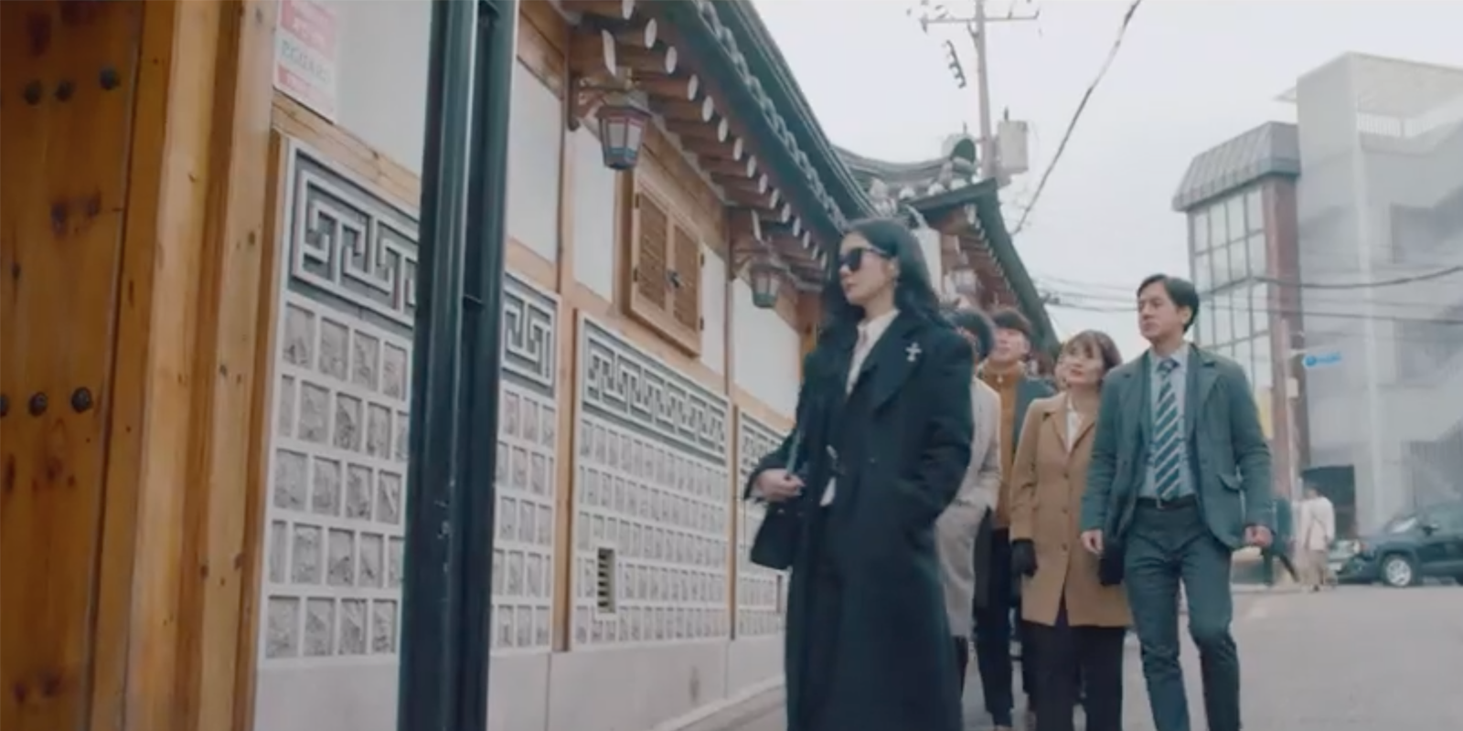 韓國土俗村餐廳，韓劇取景地，顯示傳統韓屋的外觀