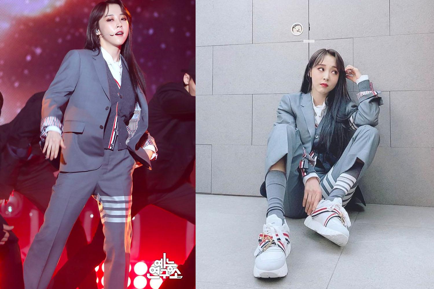 มุนบยอล MAMAMOO ใส่ชุด Thom Browne