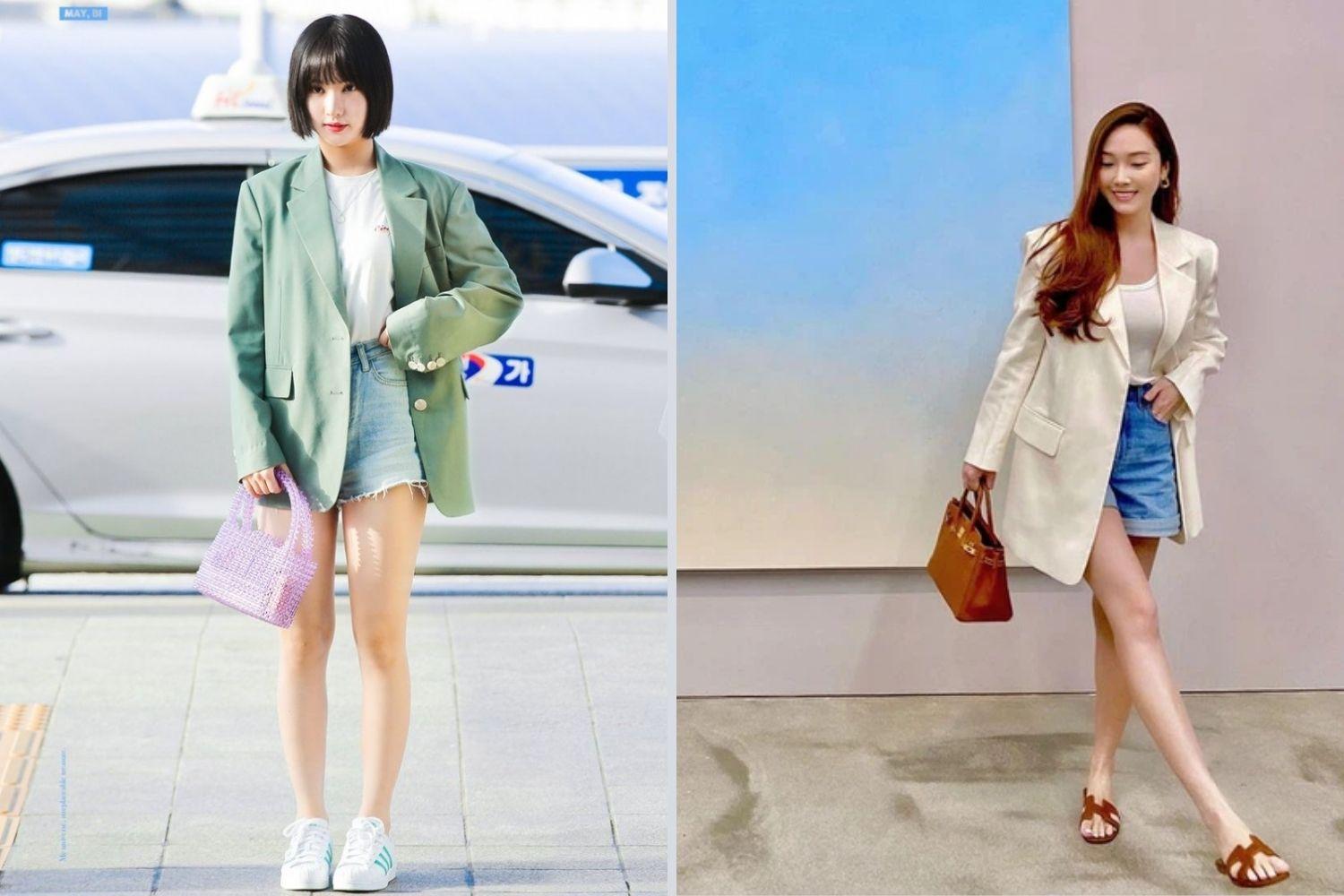 gfriend và jessica mặc blazer