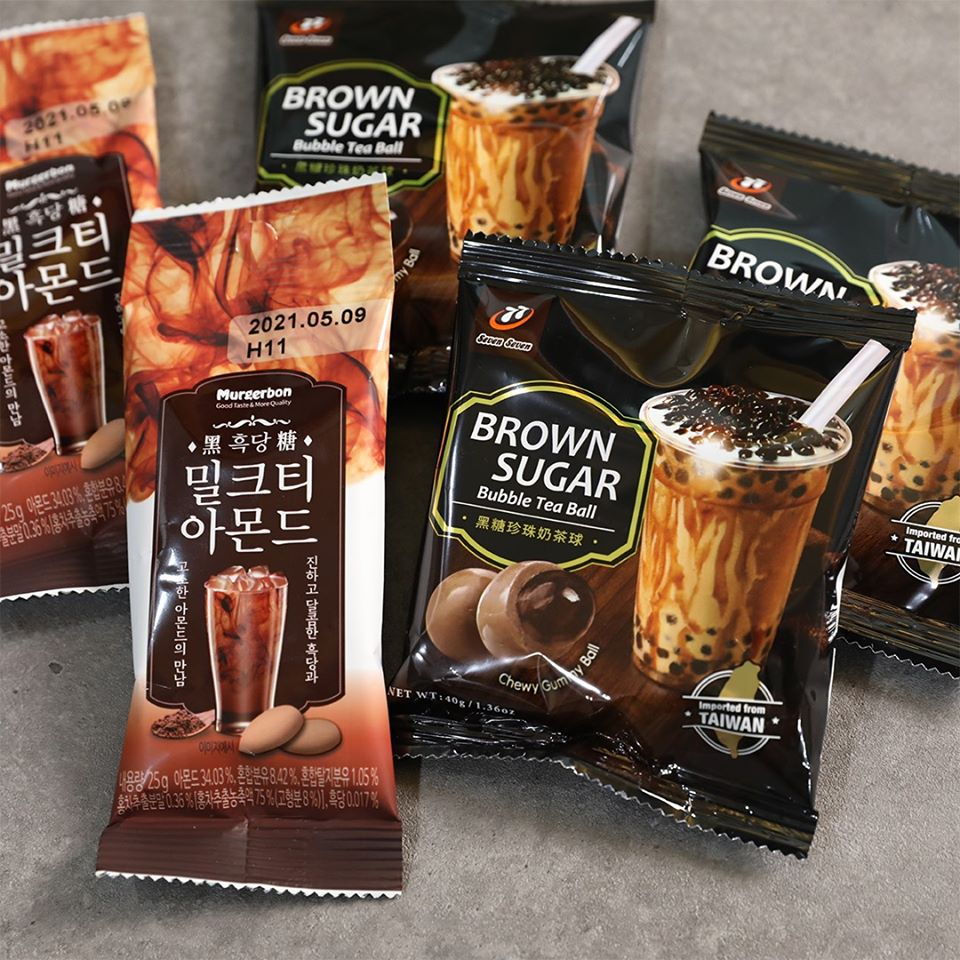 韓國便利店新品爆發！絕對唔可以錯過黑糖珍奶茶球、紫薯雪糕！連瑪德蓮都做到比手掌大？