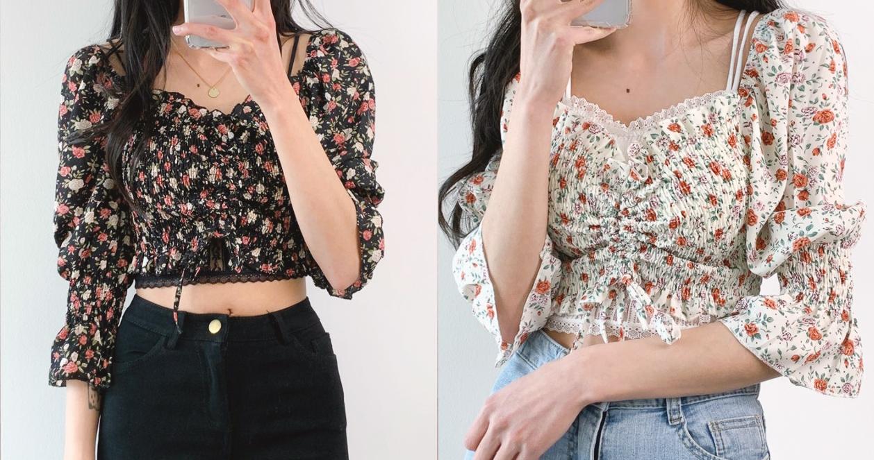 Áo chun ngực (Smoke banding blouse)