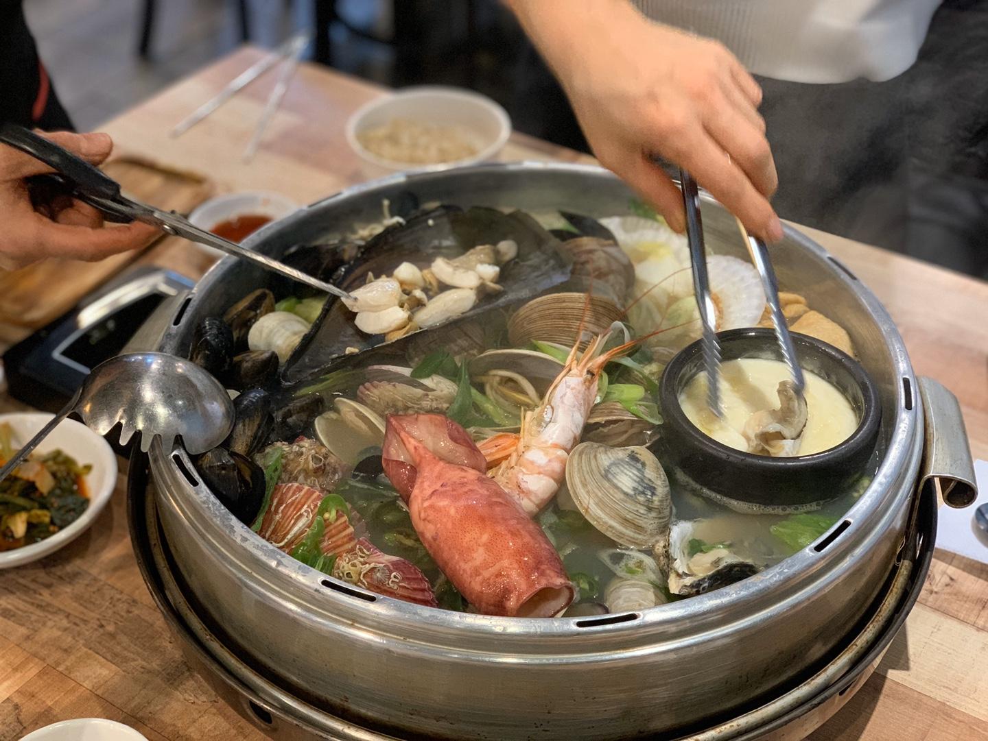 首爾 蒸海鮮 鐘路蒸海鮮 海鮮鍋 蒸貝鍋