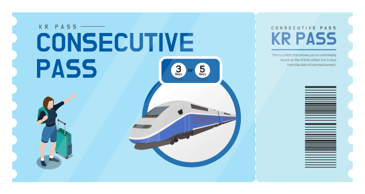 KR PASS (KTX) | 정해진 기간동안 KTX 무한으로 즐겨요!
