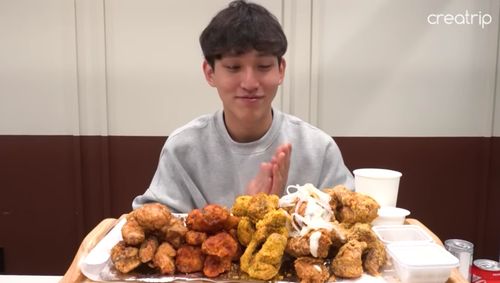 Oppa's Guide to Fried Chicken,Mukbang feat. best 5 flavours in Korea! kyochon, nene, bhc, prinkle, snow wing