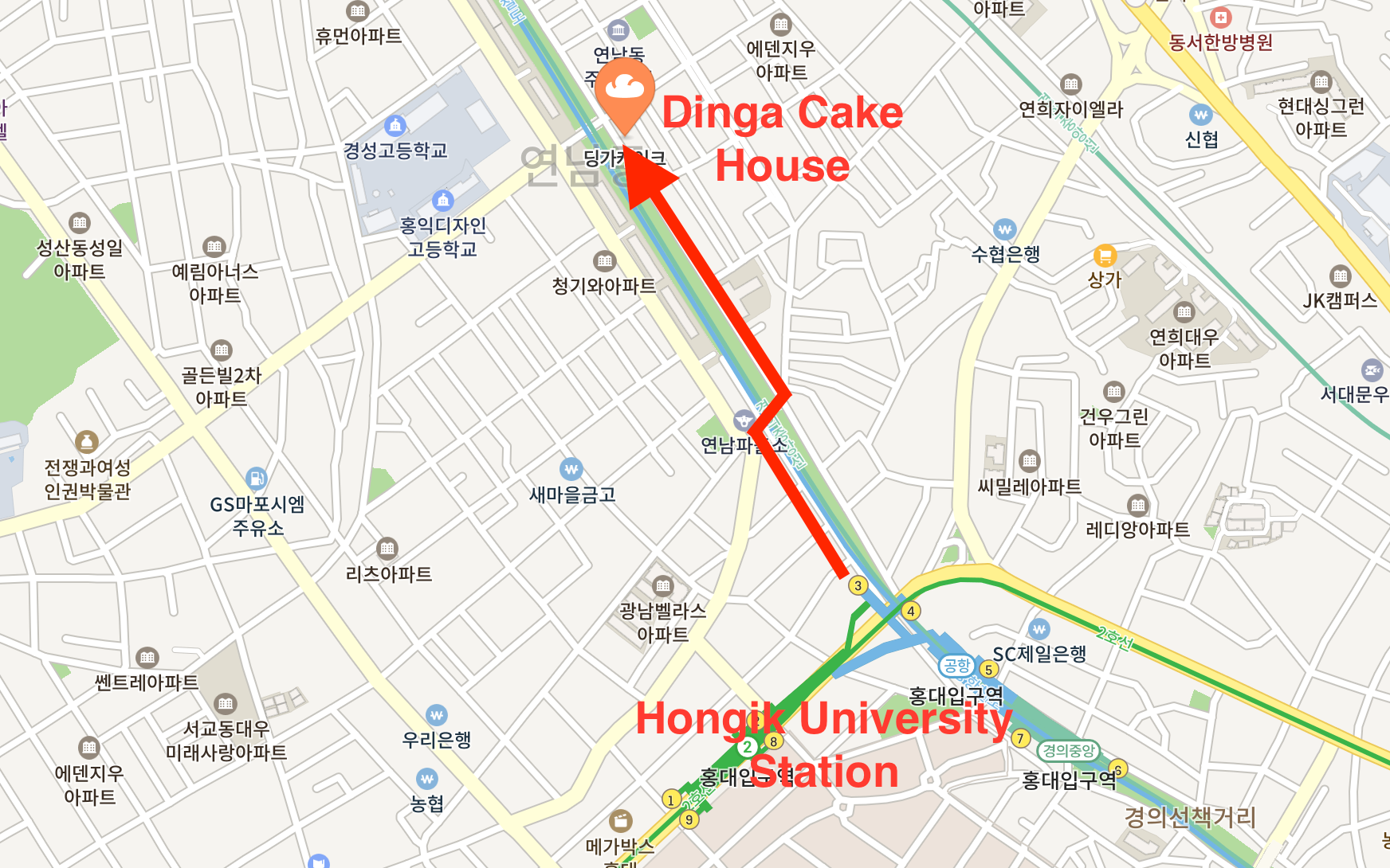 Hongdae Dinga Cake House | Turn your tea time dreams into a reality!