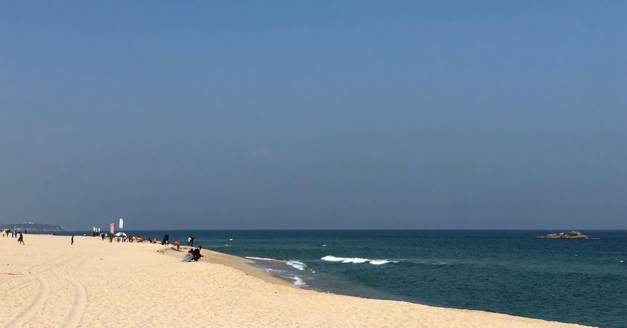 ชายหาดทงเฮ ภาพวิวสวยงามของชายฝั่งตะวันออกเกาหลี