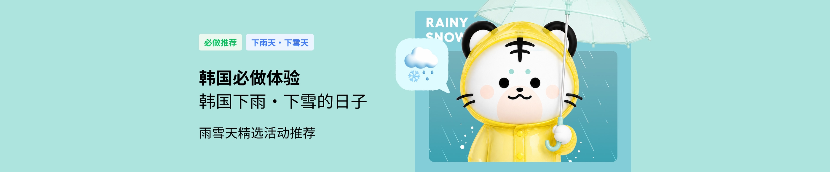 在雨雪天必做的活动