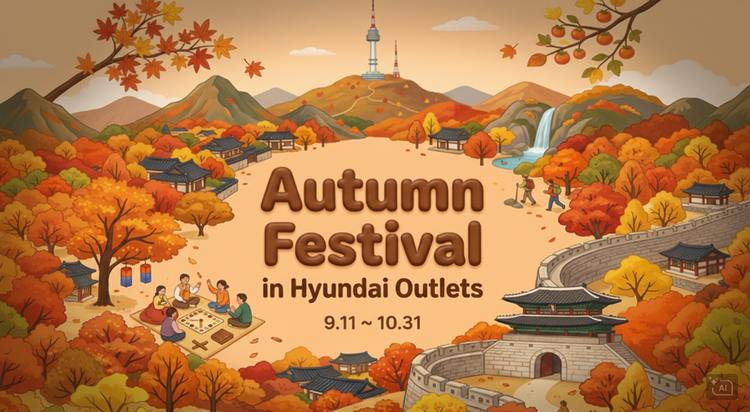 Autumn Festival in Hyundai Outlets 9.11-10.31