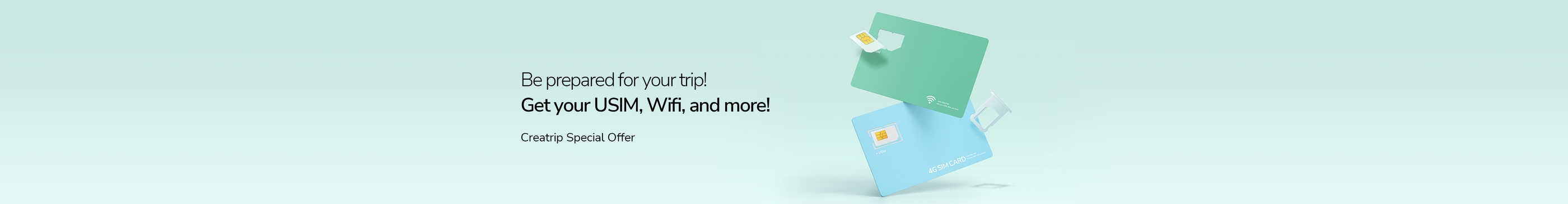 USIM, Wifi болон бусад зүйлээ аваарай!