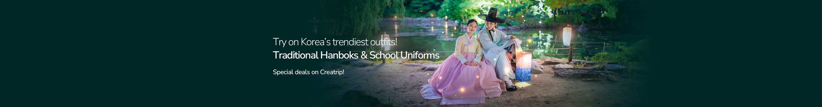 Try on Korea’s trendiest outfits! Traditional Hanboks & School Uniforms