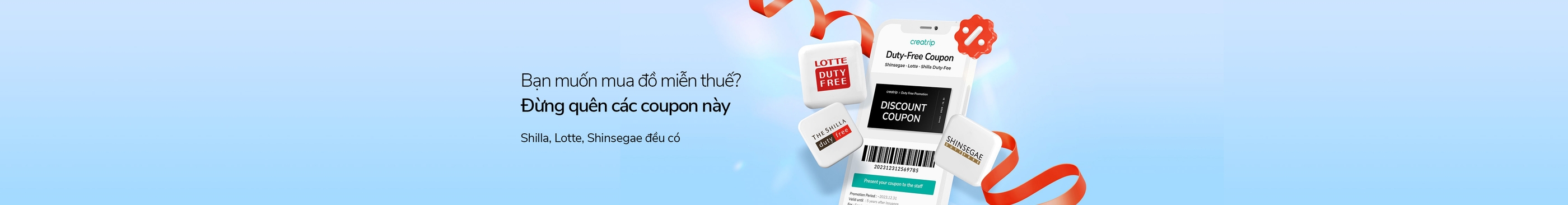 Bạn muốn mua đồ miễn thuế? Đừng quên các coupon này