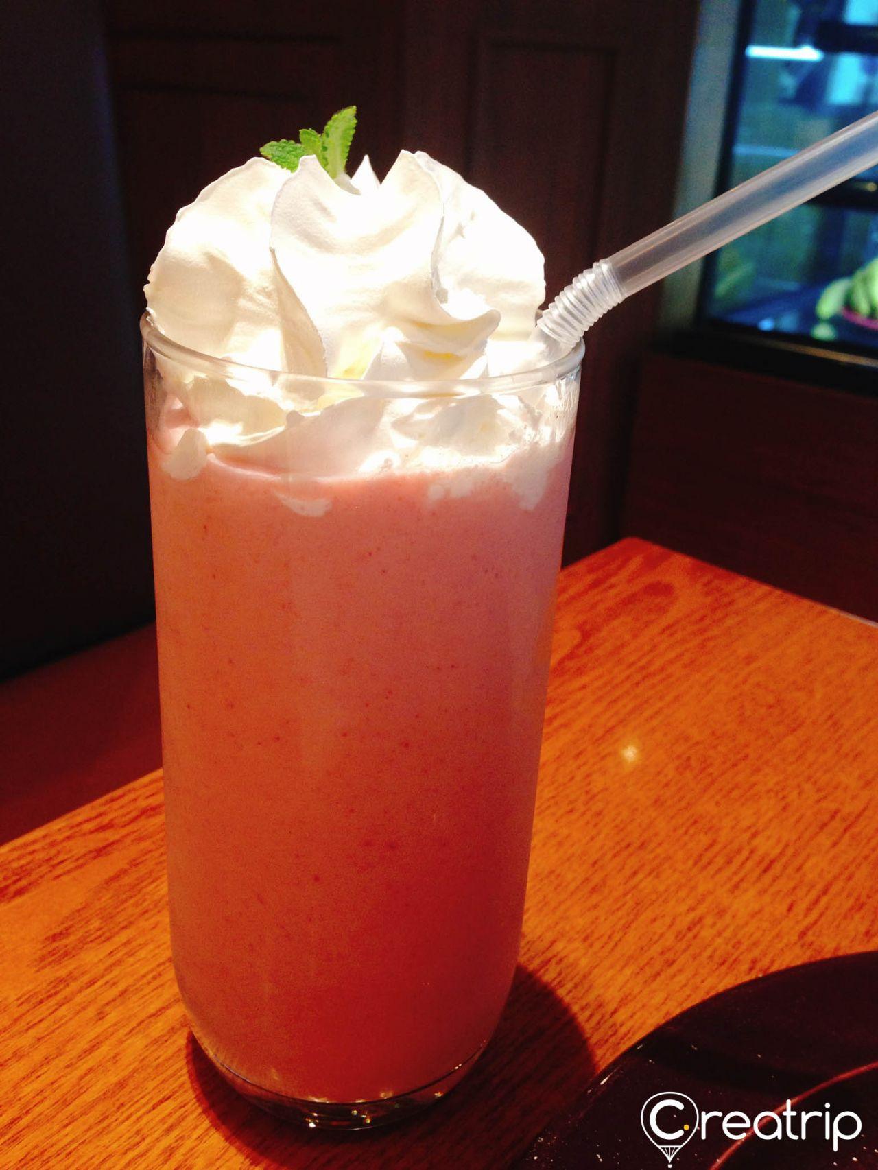 Menu minuman dan kupon diskon