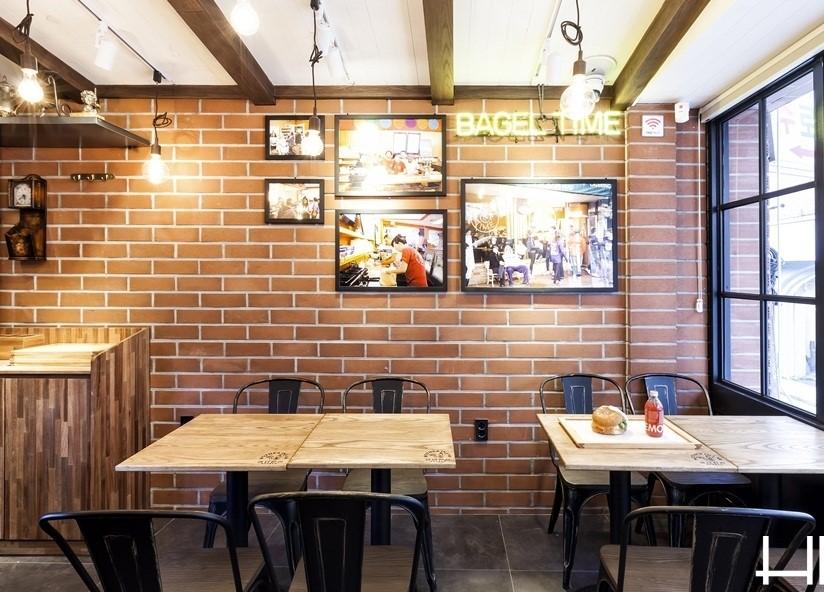 贝果与奶油起司