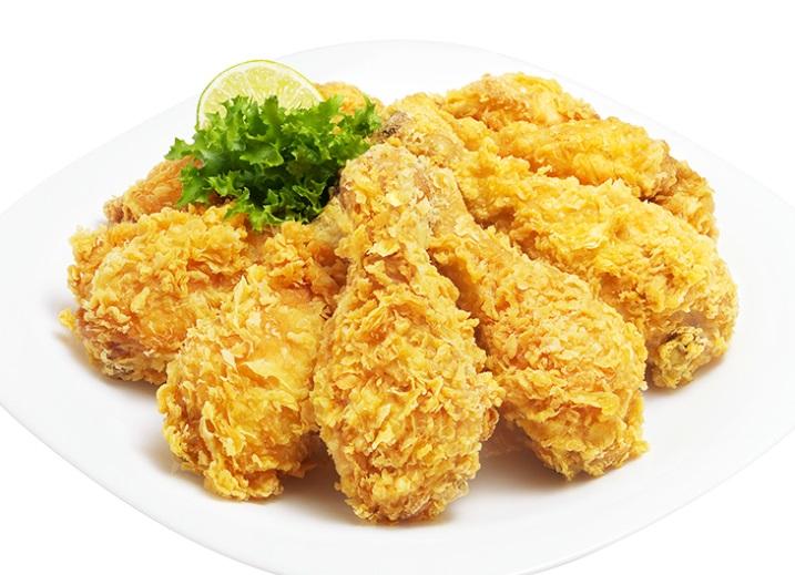 Delicious crispy chicken from Nene Chicken's delivery menu in Seoul, Korea - deep-fried and served