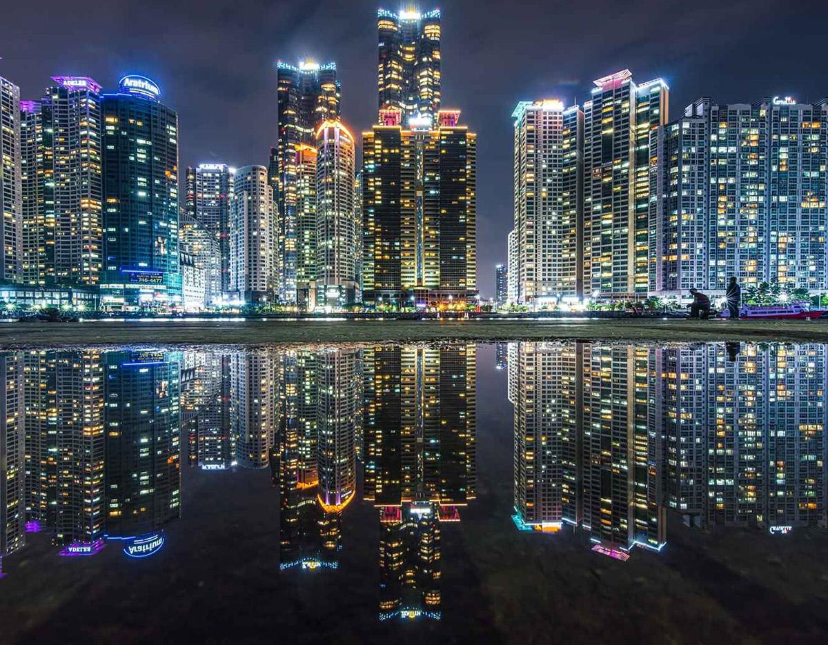 Sunset Haeundae Sky Capsule & East Busan Night view Tour