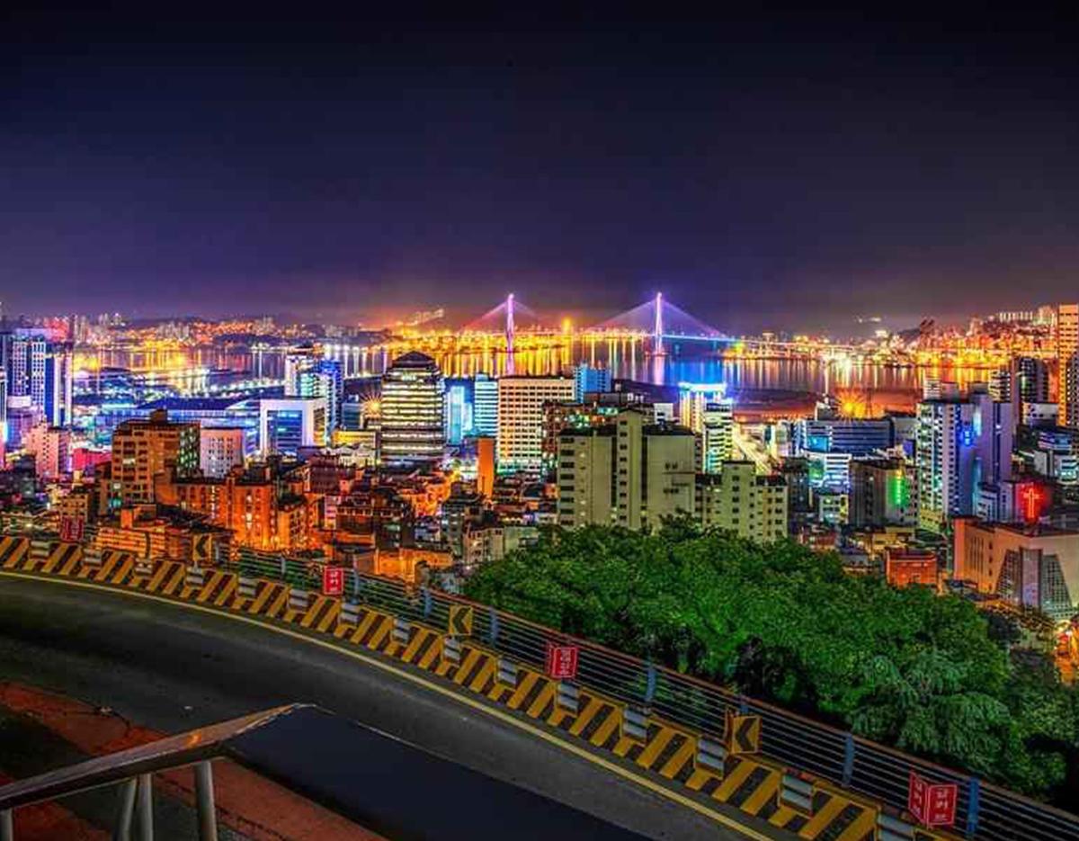 Sunset Haeundae Sky Capsule & East Busan Night view Tour