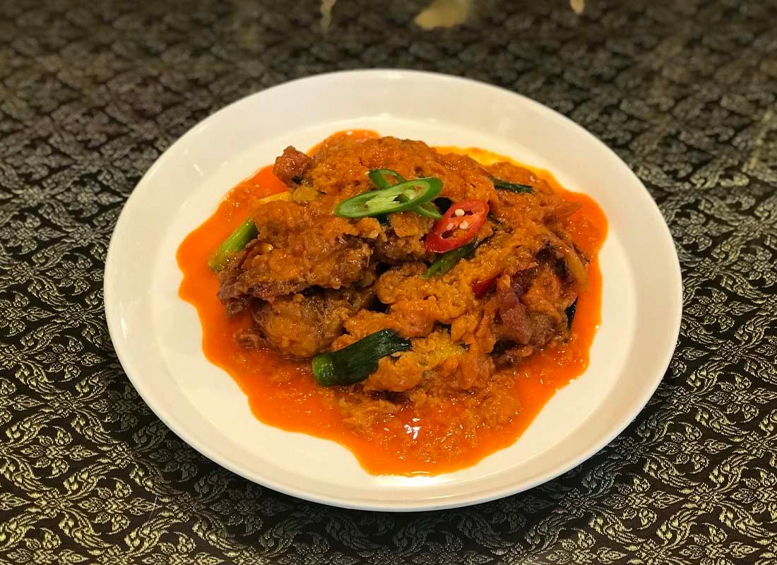 Vielfältige thailändische Gerichte