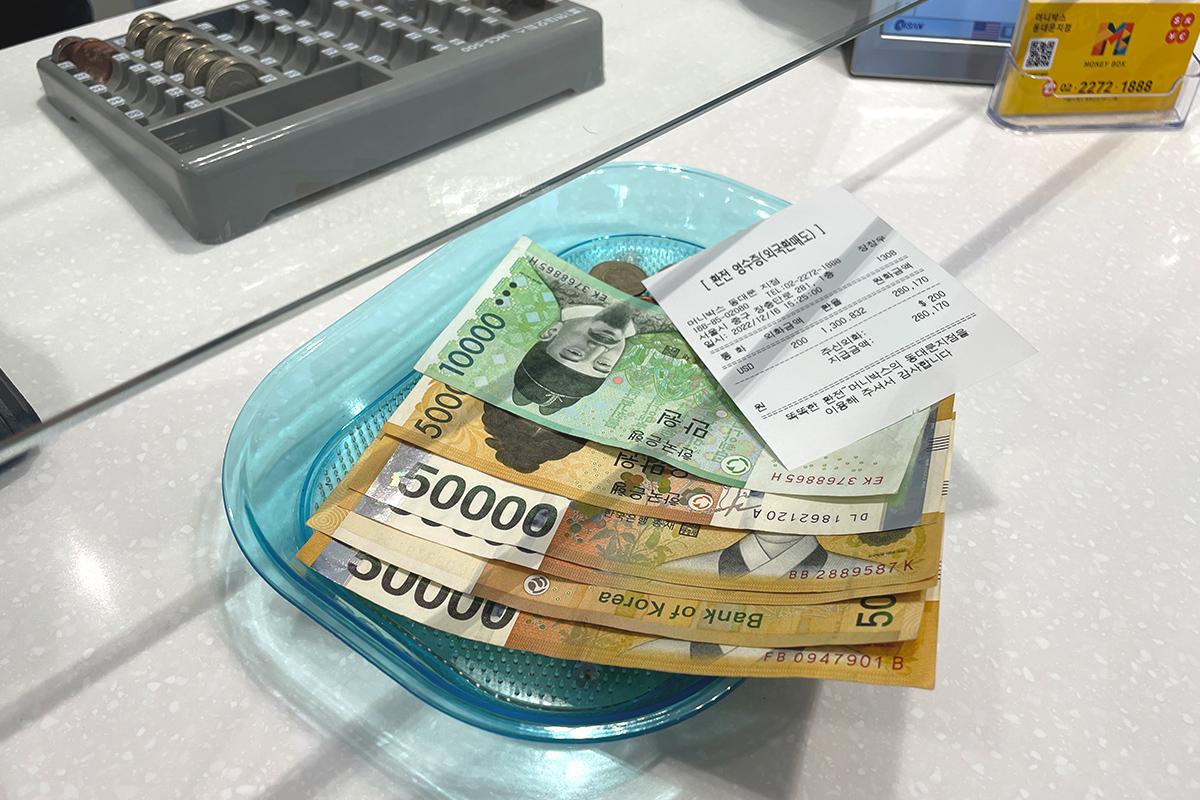 Suasana Kotak Uang Dongdaemun