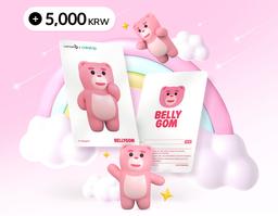 Bellygom聯名交通卡（含₩5,000儲值金/仁川機場領取）