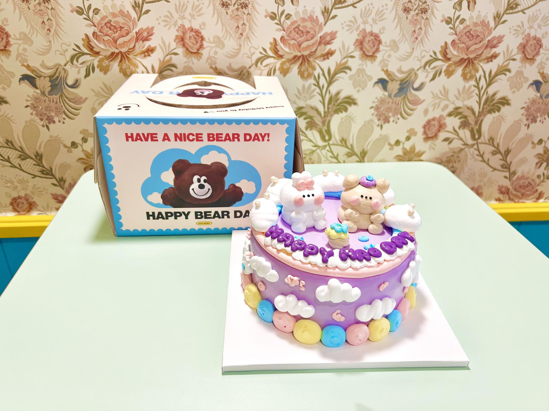 Happy Bear Day蛋糕代訂（到店領取）