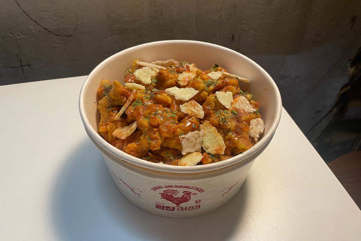 送飲料🎉廣藏鍋巴炸雞丁鍋巴炸雞照片