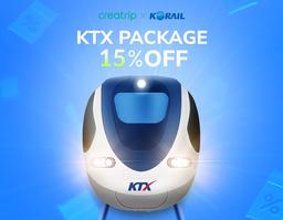 Paket KTX (diskon 15%) / Seoul ⇄ Busan/ Gangneung/ Jeonju/ Gyeongju/ Dongdaegu