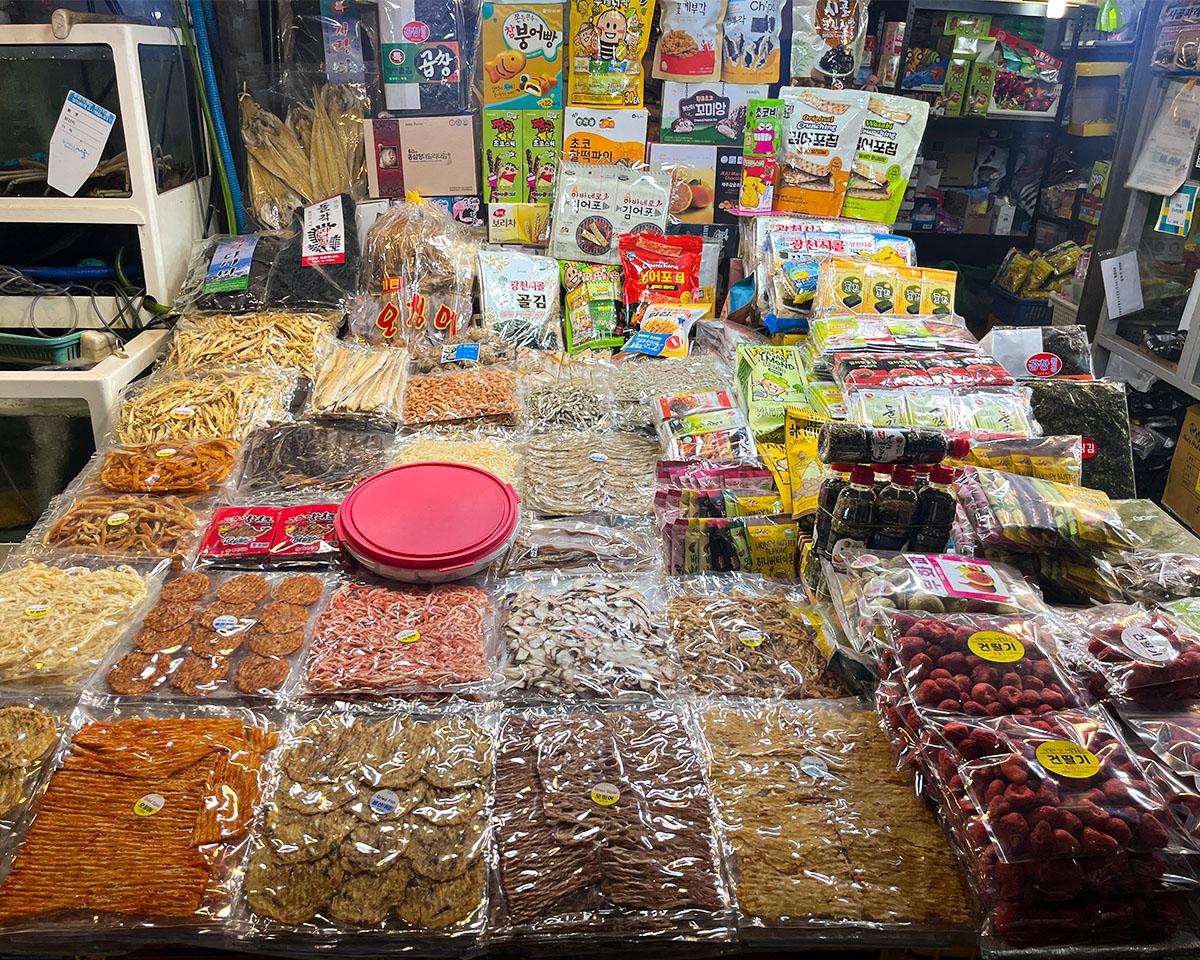 Синрангакси на рынке Кванчжан