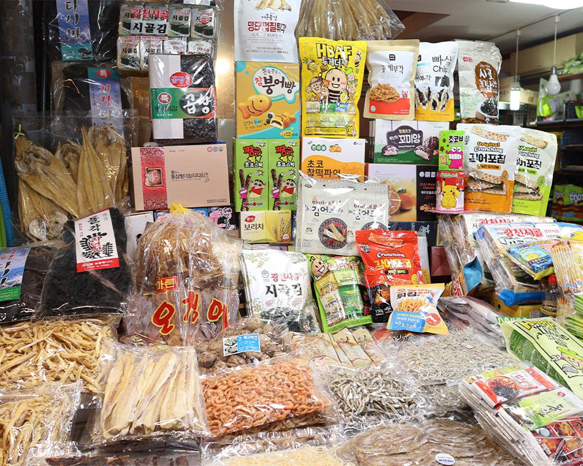 Корейские подарки и закуски
