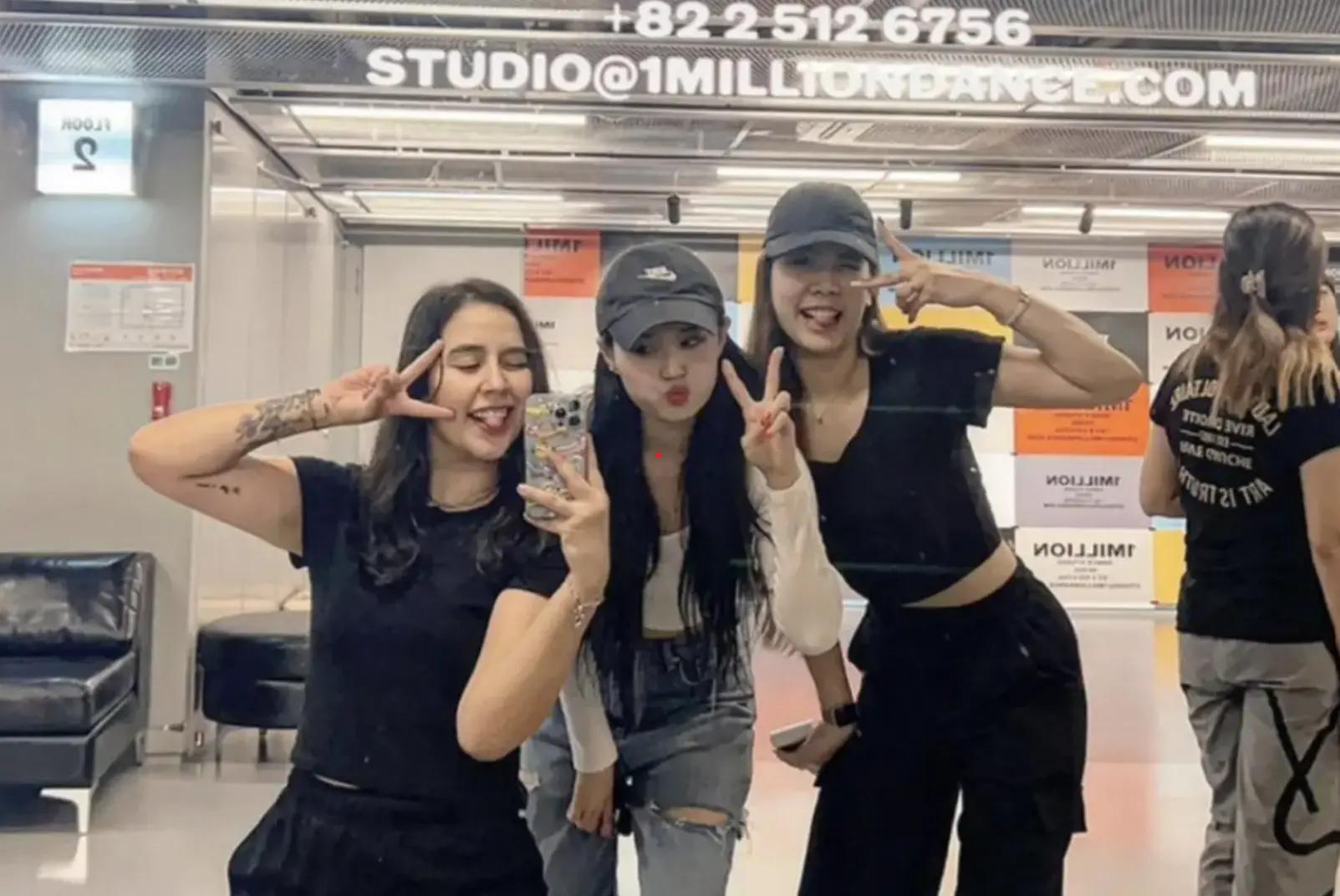 a class at 1million dance studio