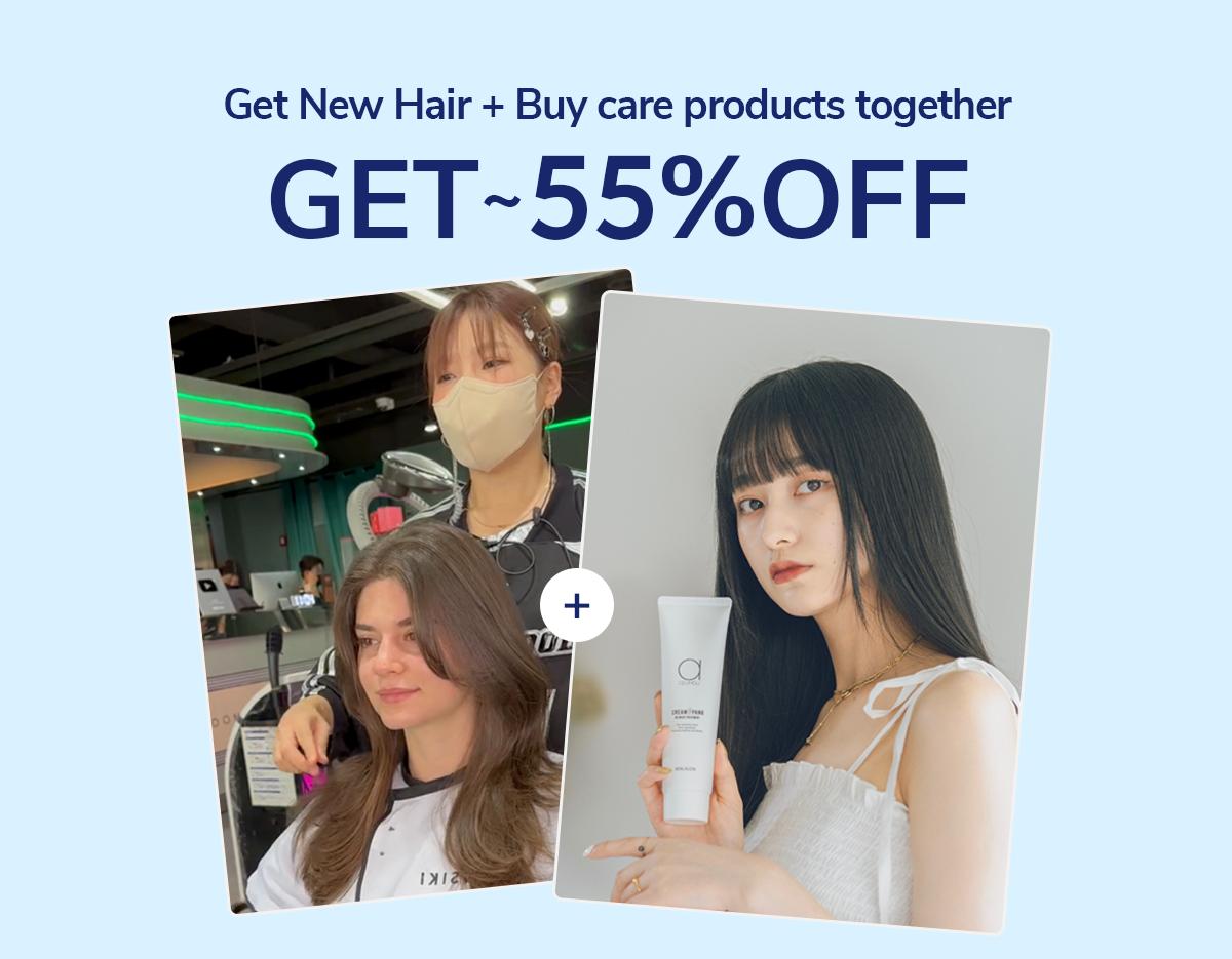 Get New Hair at SOONSIKI, Buy Care products together at half price