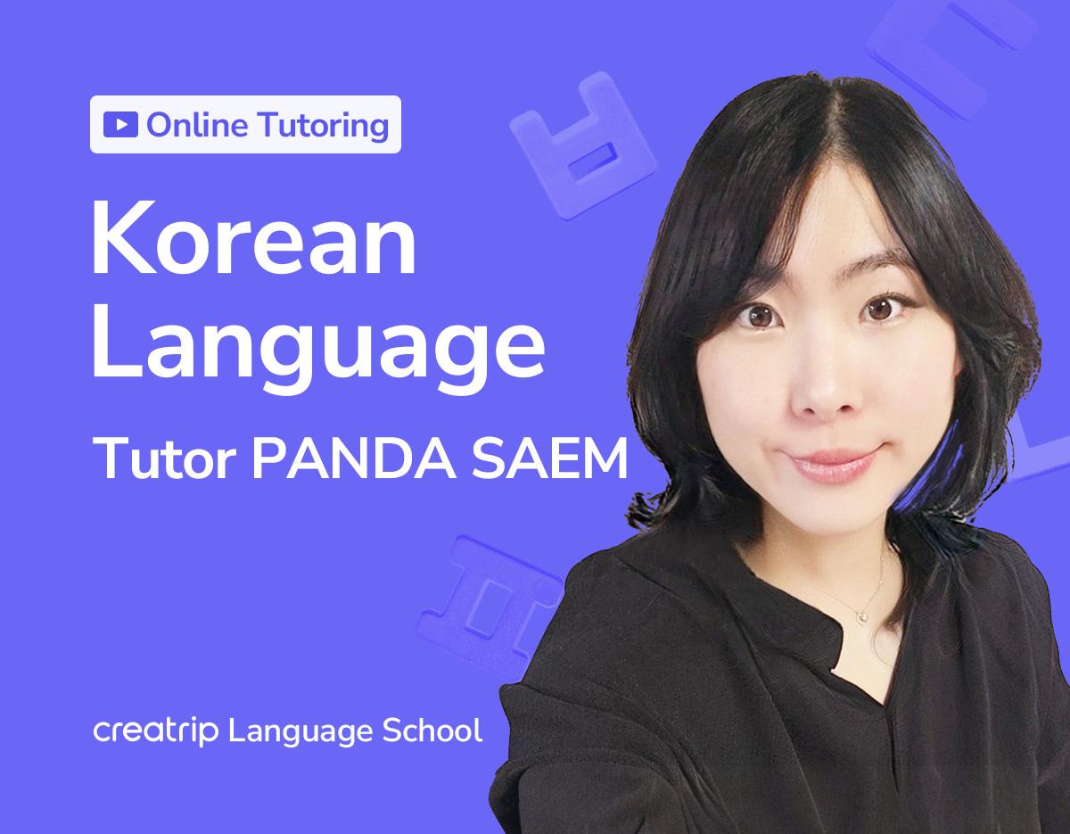 韓国語オンラインチュータリング│Panda Saem