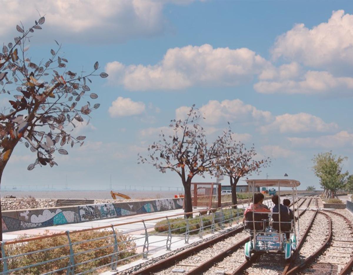 The Ganghwa Seaside Railbike