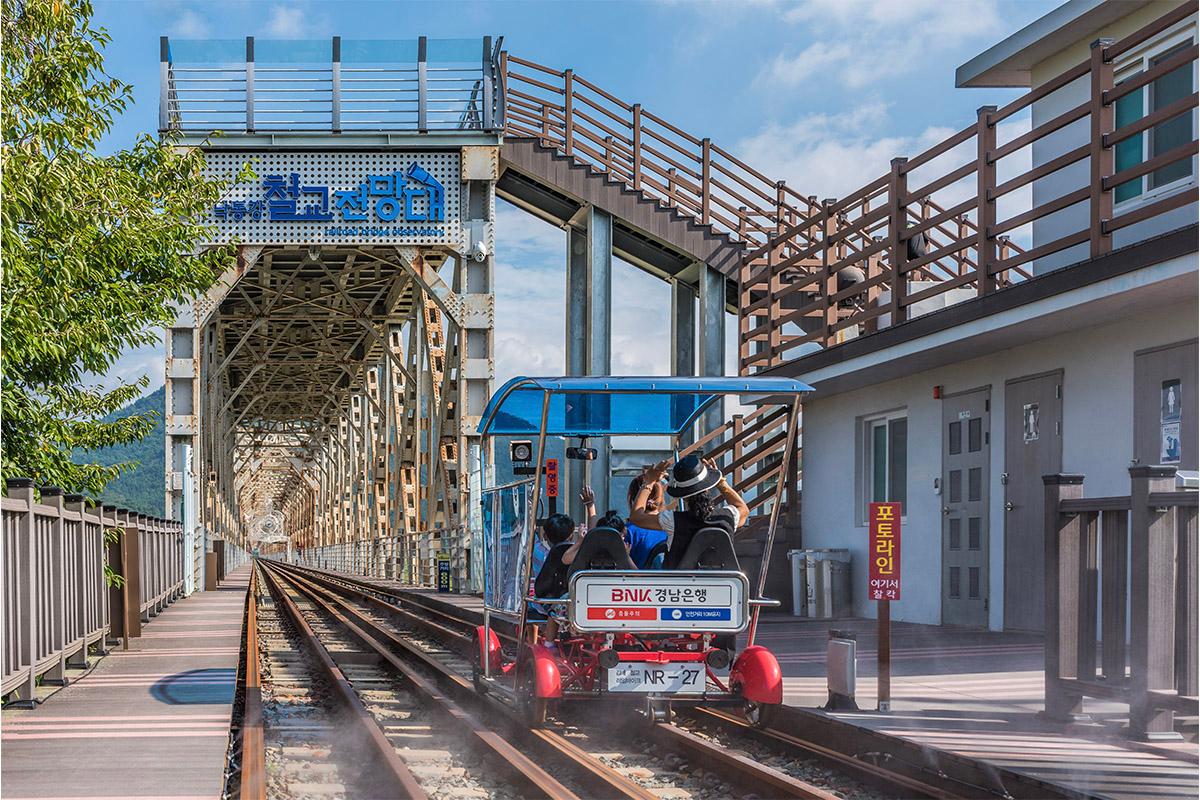 Gimhae Gaya Theme Park + Nakdonggang River Railbike + Gamcheon Culture Village One day tour